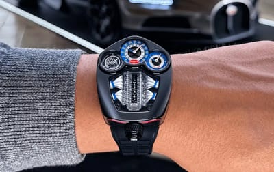 Jay-Z is the first to own the $340k Bugatti Tourbillon watch and has showed it off