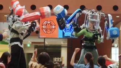 Japan is opening a robot theme park where visitors can pilot robotic suits and battle each other