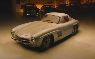 Jay Leno revealed a $10 million 'buried treasure' barn find, the rarest Mercedes Gullwing ever discovered