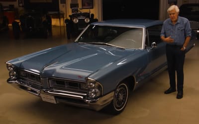 Jay Leno convinced to buy 1965 Pontiac Grand Prix from Navy vet after car saved the life of his son