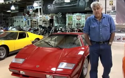 Jay Leno has racked up a remarkable number of miles on Lambo he’s owned for four decades