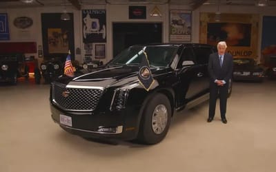 Jay Leno introduced ‘The Beast’ in his garage, but wasn’t even allowed to look inside it