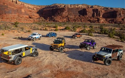 Jeep unveiled seven concepts that range from odd to eye-catching