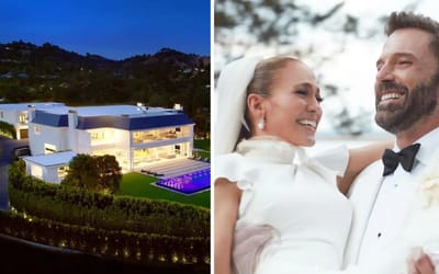 Jennifer Lopez and Ben Affleck show off their new luxurious $60 million mansion in LA