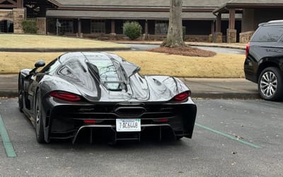 Someone's aunt just unknowingly spotted one of the rarest cars in the world out in the wild and people are blown away