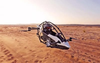 This Jetson eVTOL is basically a private helicopter for one