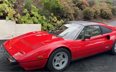 Johnny Cash had a very unorthodox way of getting into his Ferrari 308