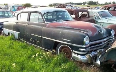 Photographs reveal overgrown 15-acre junkyard in South Dakota filled with rare 1920s motors