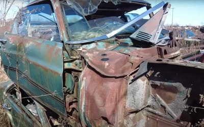 Secret Michigan junkyard hides twin Mach 1 Mustangs and forgotten muscle treasures