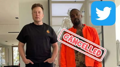 Kanye West is the first celebrity to be kicked off Twitter under Musk’s reign