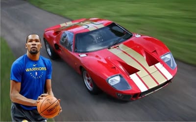 Kevin Durant’s $4 million car collection includes rare Ford known as ‘Ferrari Killer’