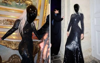 Kim Kardashian’s mask is a wild $6000 collab between Mercedes and Balenciaga