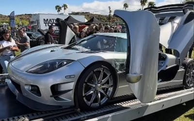 Arizona man spots hidden mistake on one-of-two Koenigsegg CCXR Trevita and the internet starts speculating