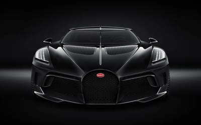 One-of-one $19,000,000 carbon-fiber La Voiture Noire pays homage to Jean Bugatti’s lost Type 57 SC Atlantic