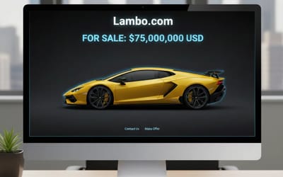 Arizona man bought the Lambo.com domain and tried to get $75,000,000 from Lamborghini but his plan didn’t end well