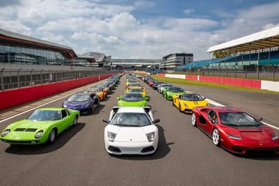 Lamborghini once celebrated its birthday with 382 supercars revving at the same time