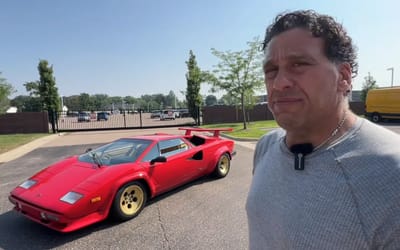 Michigan man daily drives a Lamborghini Countach his family's owned since it was new and wouldn't sell it for any price