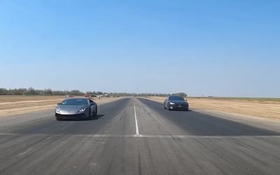 Californian invited supercars to race his ‘fastest Tesla in the world’ and says if you beat it you keep it