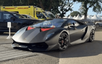This carbon Lamborghini Sesto Elemento is finally street legal and it’s at Goodwood