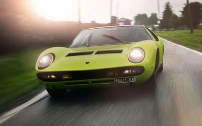 How one woman’s dress turned into Lamborghini’s most scandalous color Verde Scandal