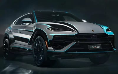 Lamborghini spent 230 hours painting this one-of-a-kind Urus SE inspired by Miami