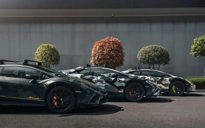 Lamborghini’s Sterrato gets nature-inspired makeover with four limited-edition camo liveries