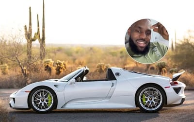 LeBron James’ Porsche 918 Spyder is a special hybrid supercar and forms the rarest piece in his collection