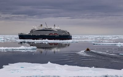 Only two ships can successfully reach the true North Pole and one is a luxury expedition cruiser