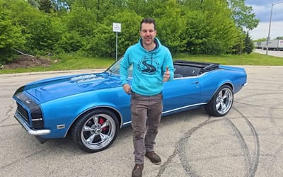 Illinois YouTuber buys 68 Camaro convertible at half price and fixes it for peanuts