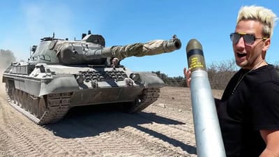 We’ve driven a Leopard tank and it’s faster than you think