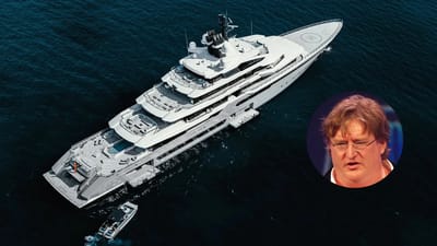 Valve owner Gabe Newell has a $500M superyacht that's decked out with one of the best gaming setups you'll see