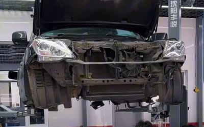 This man spent more restoring his scrappy Lexus than the car is actually worth