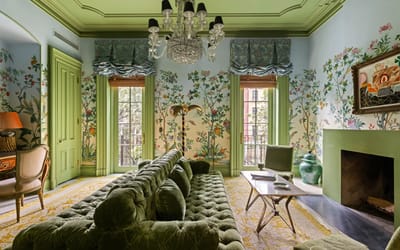 Lily Allen and David Harbour are selling their $8,000,000 Brooklyn townhouse, where maximalism meets New York cool