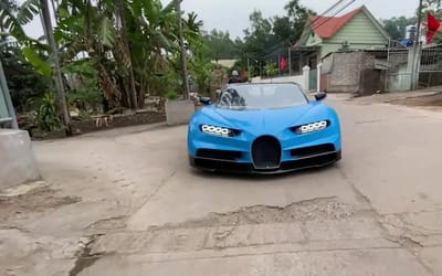 Looking at this Bugatti you would have absolutely no clue what it’s made from unless you were told