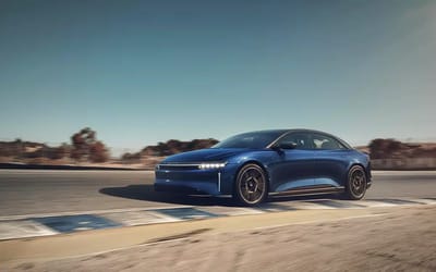 Lucid Air Sapphire crowned fastest American sedan with 1,200hp and 205mph top speed