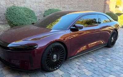 The car Shaquille O’Neal converted so he could fit inside is now the only two-door Lucid in the world