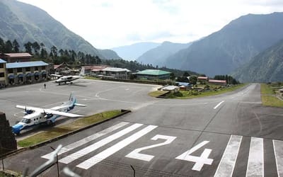 Pilot performs miraculous go-around at airport where there's a 527m runway and a sheer drop