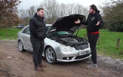 Man buys cheapest Mercedes C55 he can find on the internet only to discover surprise issue