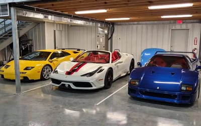 Man explored the ultimate gentleman’s garage in Texas that’s an incredible supercar hideaway