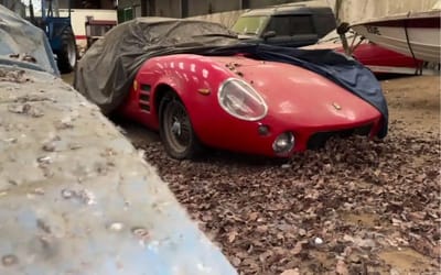 Man found a Porsche, Lotus, Rolls-Royce, Maserati & Ferrari all in one barn find