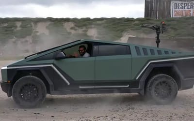 Man modifies Tesla Cybertruck into a Halo Warthog and Elon Musk responds