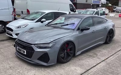 Man purchased an Audi RS7 for nearly half of its market value and quickly discovers why it was so cheap