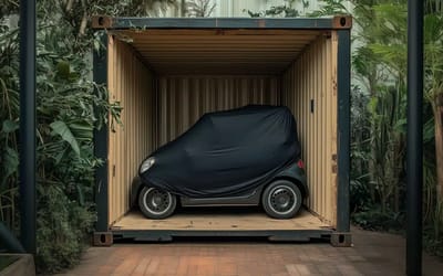 Man received a micro electric car from someone in China in a secure package and was surprised by what he unboxed