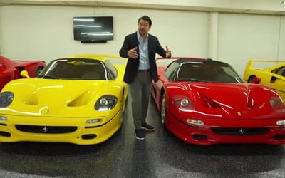 Prolific car collector has one of the world’s most impressive Ferrari collections in his home garage