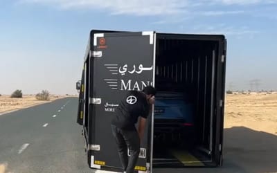 Mansory dropped a box in the Dubai desert and waiting inside was a $2 million surprise