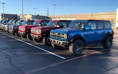 Many Ford trucks have been sitting for months in dealer yard and they all have something in common