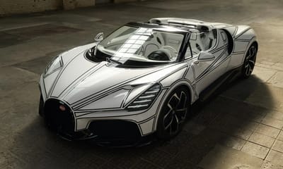Mate Rimac unveils 1-of-1 Bugatti Mistral Blanc Éternel and the 1,578HP hypercar is made out of china