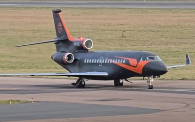 Max Verstappen was captured touching down in his new private plane and it’s a beauty fit for any multi-millionaire