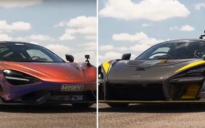 The ultimate ‘battle of McLaren’ saw the Senna take on the 765LT in a quarter-mile drag race