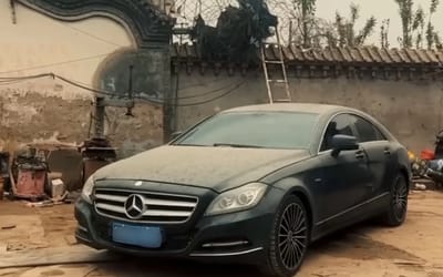 Man rebuilds beat-up Mercedes-Benz from the ground up and sells for questionable profit